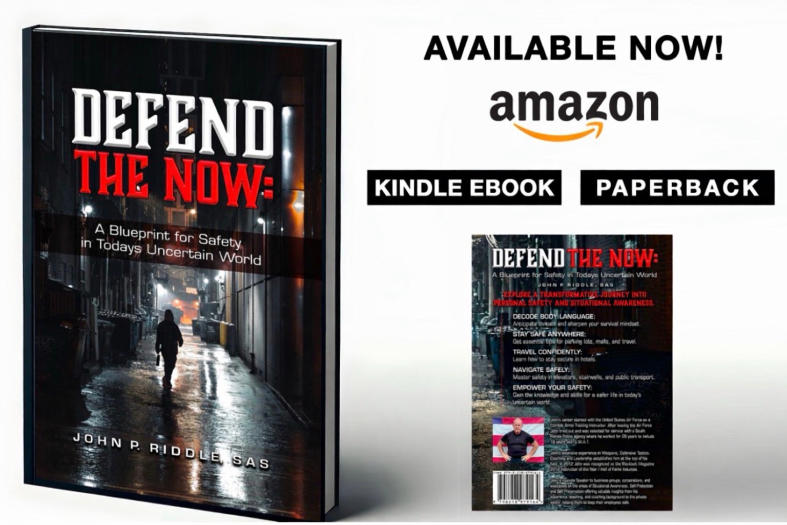 Defend the Now by John P. Riddle — a personal safety and situational awareness book